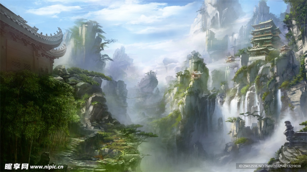 水彩建筑画