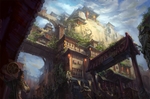 水彩建筑画