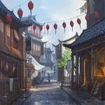 水彩建筑画