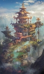 水彩建筑画