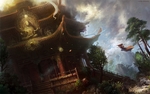 水彩建筑画