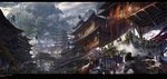 水彩建筑画