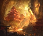 水彩建筑画