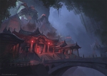 水彩建筑画