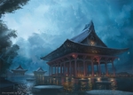 水彩建筑画