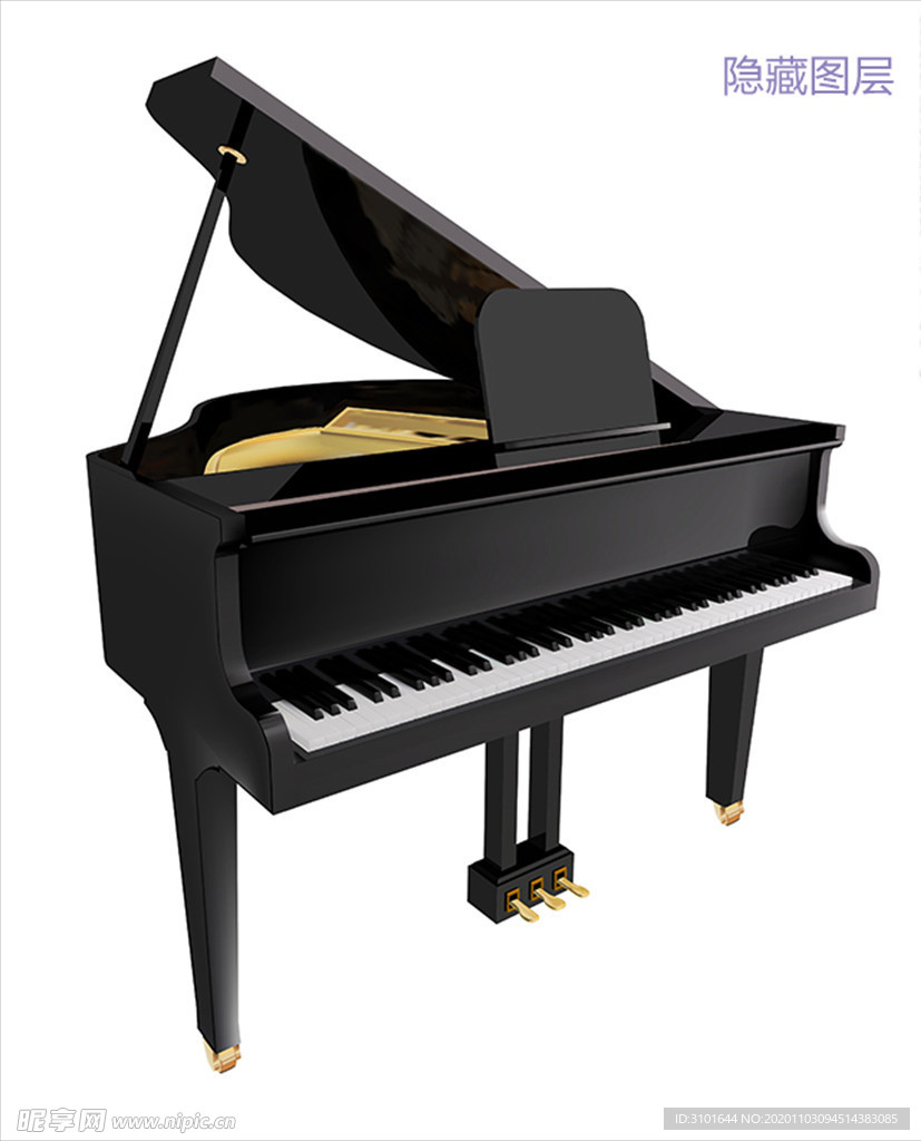 3D钢琴
