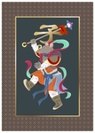十二生肖国潮插画