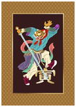 十二生肖国潮插画