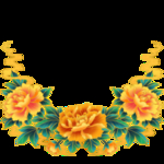 牡丹花纹底纹