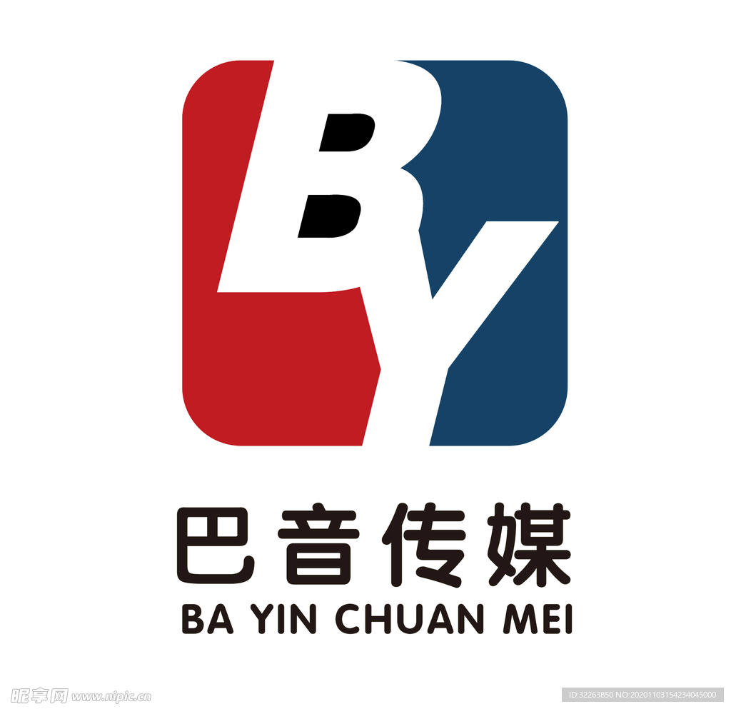 广告公司 传媒公司 BY字母