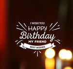 烛光生日贺卡