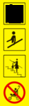 扶梯警示