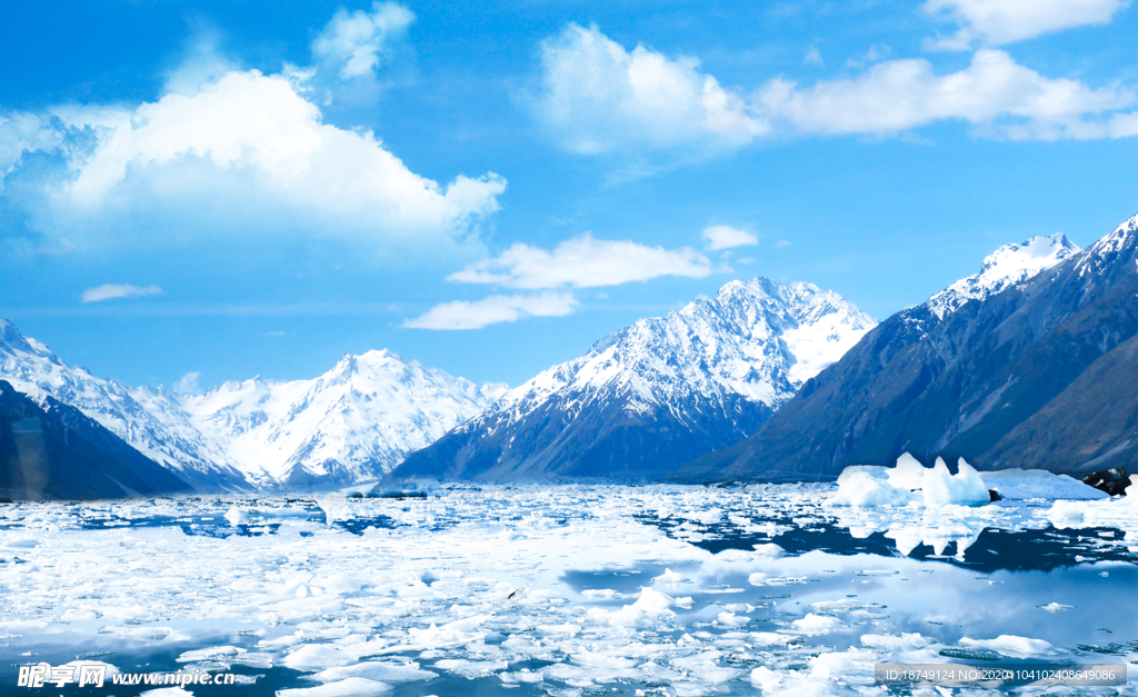 雪山背景