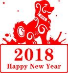 狗年剪纸