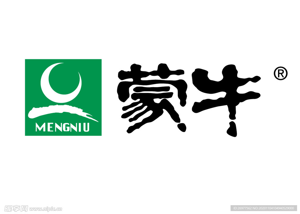 蒙牛标志矢量图