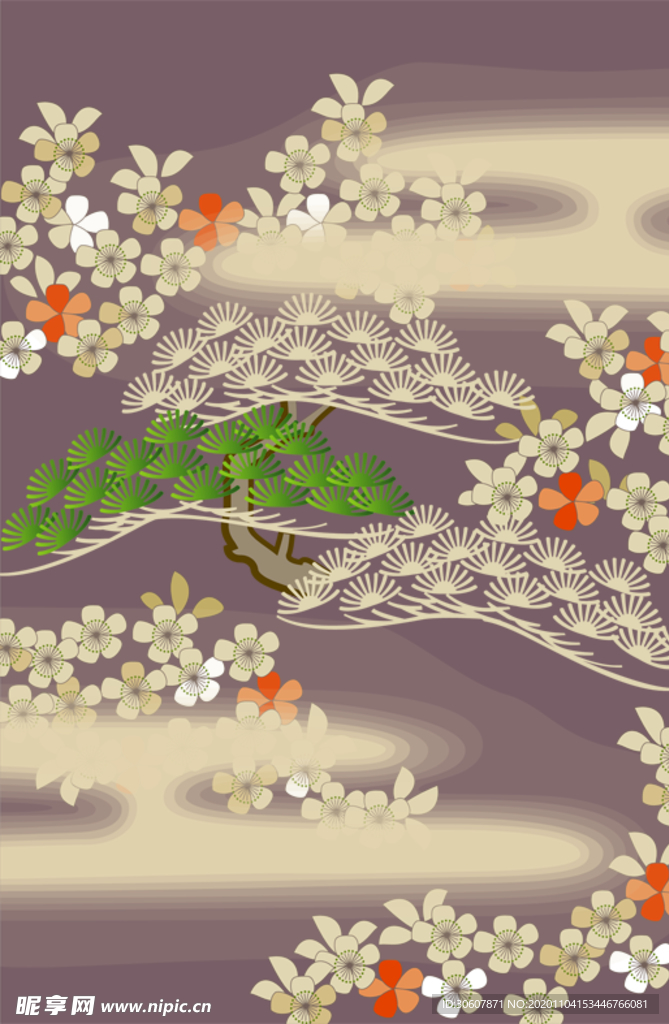 中式古典花纹背景
