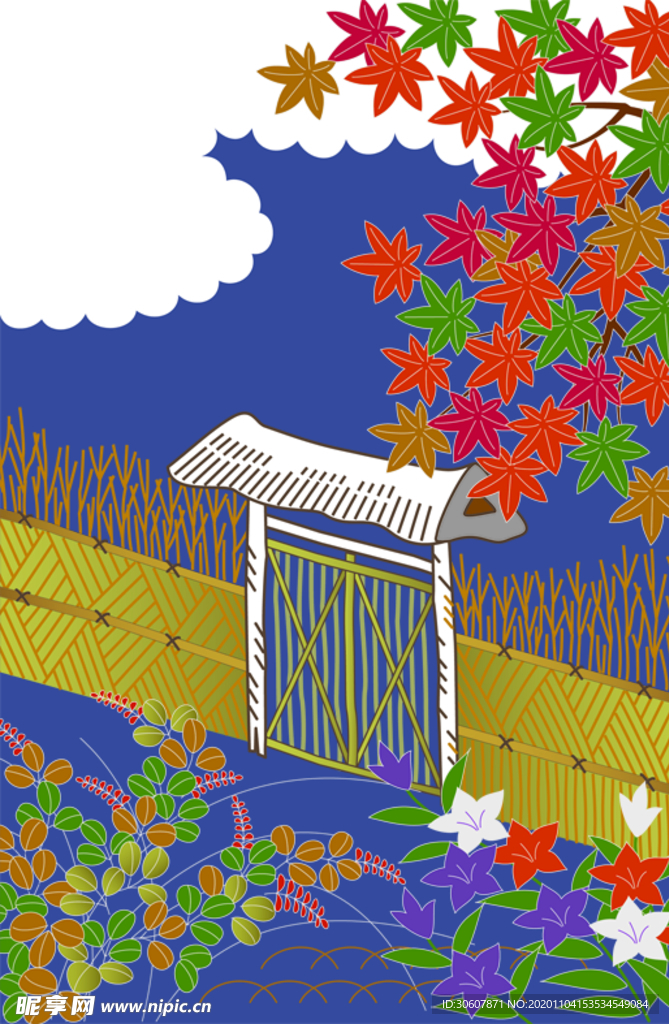 中式古典花纹背景