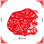 牛年剪纸