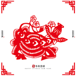 牛年剪纸