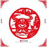 牛年剪纸