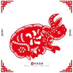 牛年剪纸