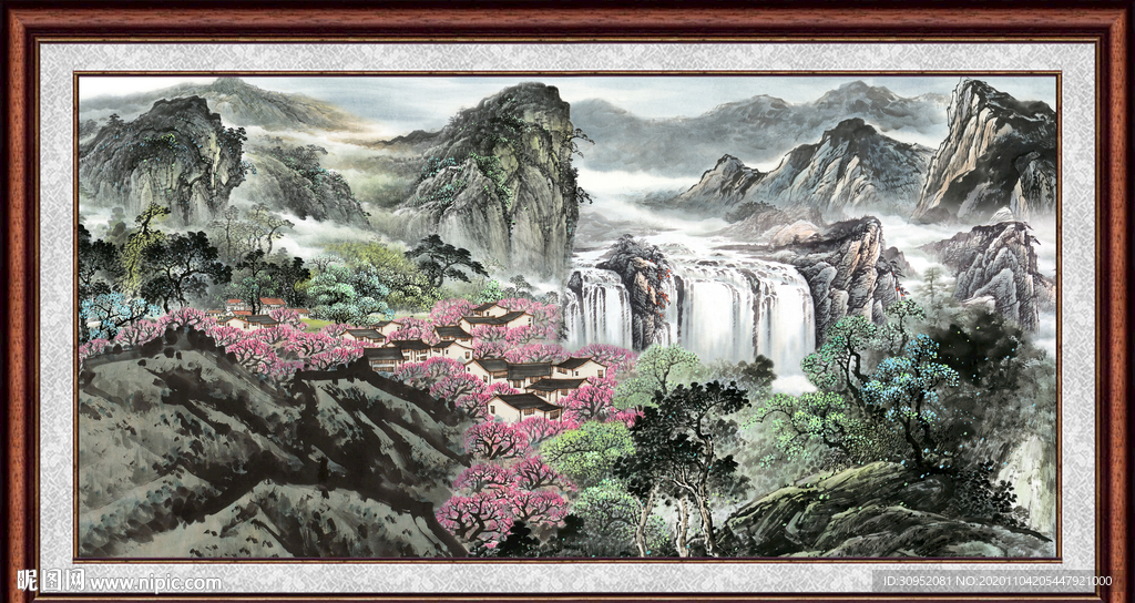 聚宝盆山水