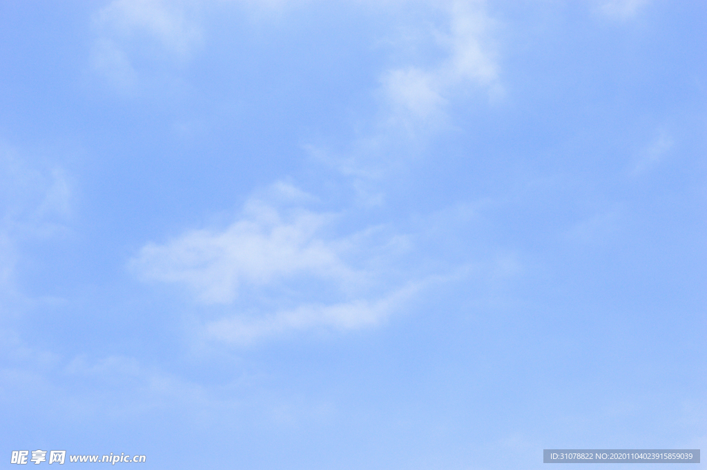 天空云朵风景摄影图