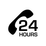 24小时服务标志图标