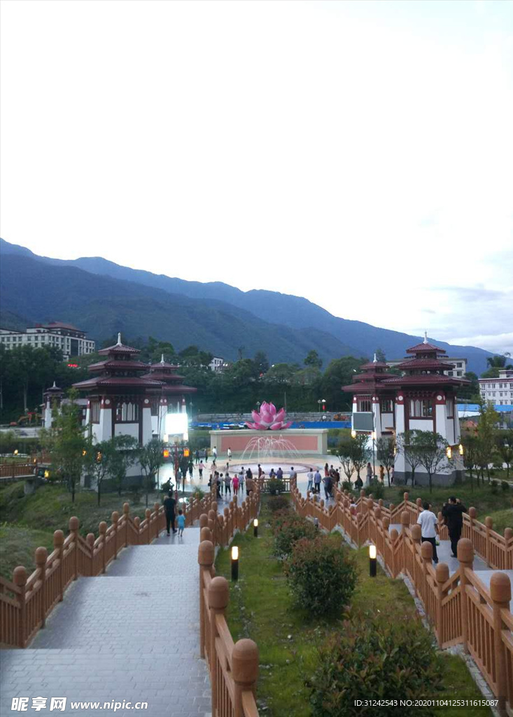 墨脱莲花公园 风景照
