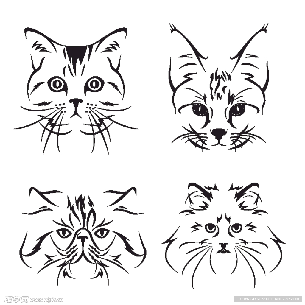 猫 卡通