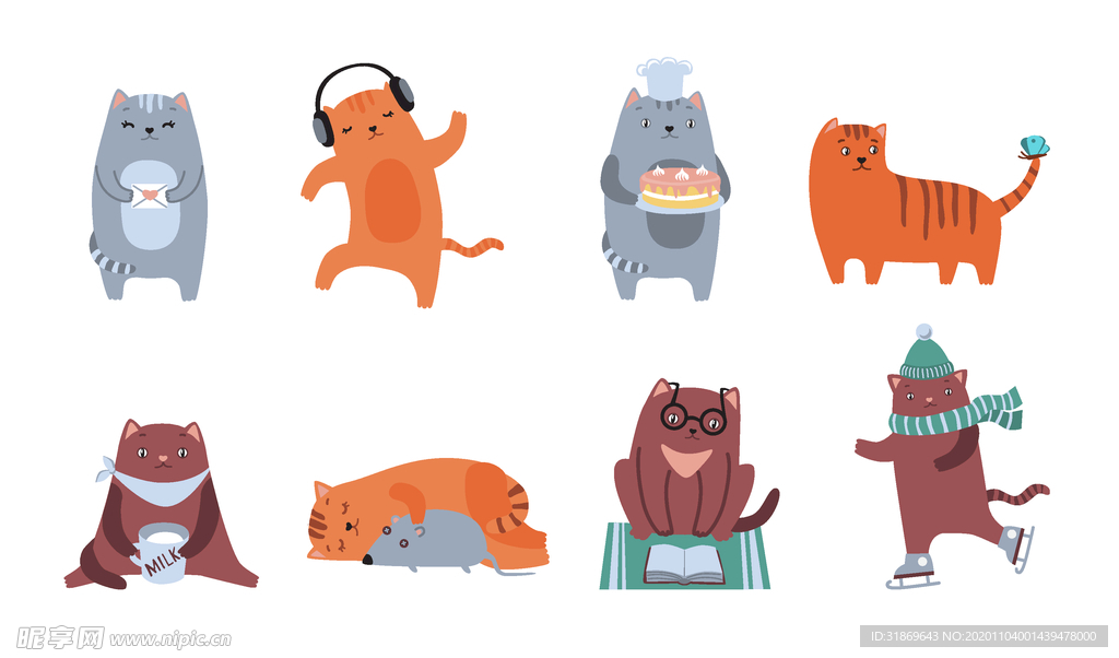 猫 卡通