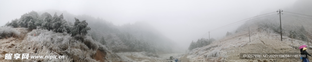 徽杭 古道 山 冬天