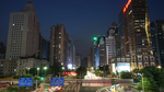 广州城市夜景高楼大厦