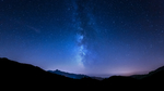 唯美天空夜景图片