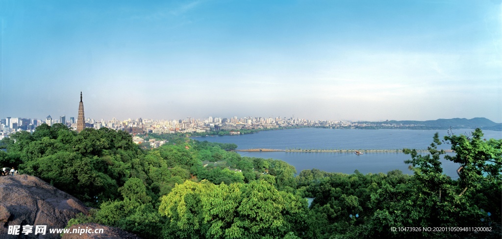 海边城市风景图片