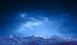 雪山流星