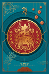 春节新年喜庆牛年2021年吉祥