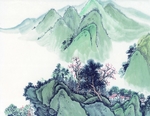 山水名画背景