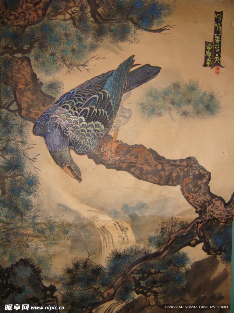 山水名画背景