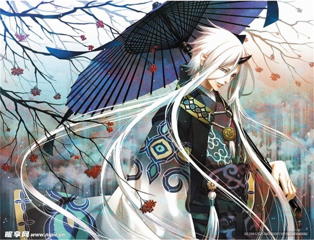 古风手绘插画