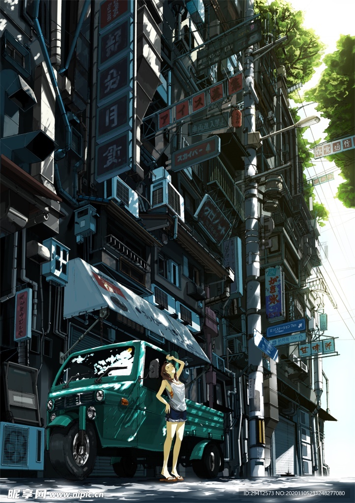 日系动漫背景
