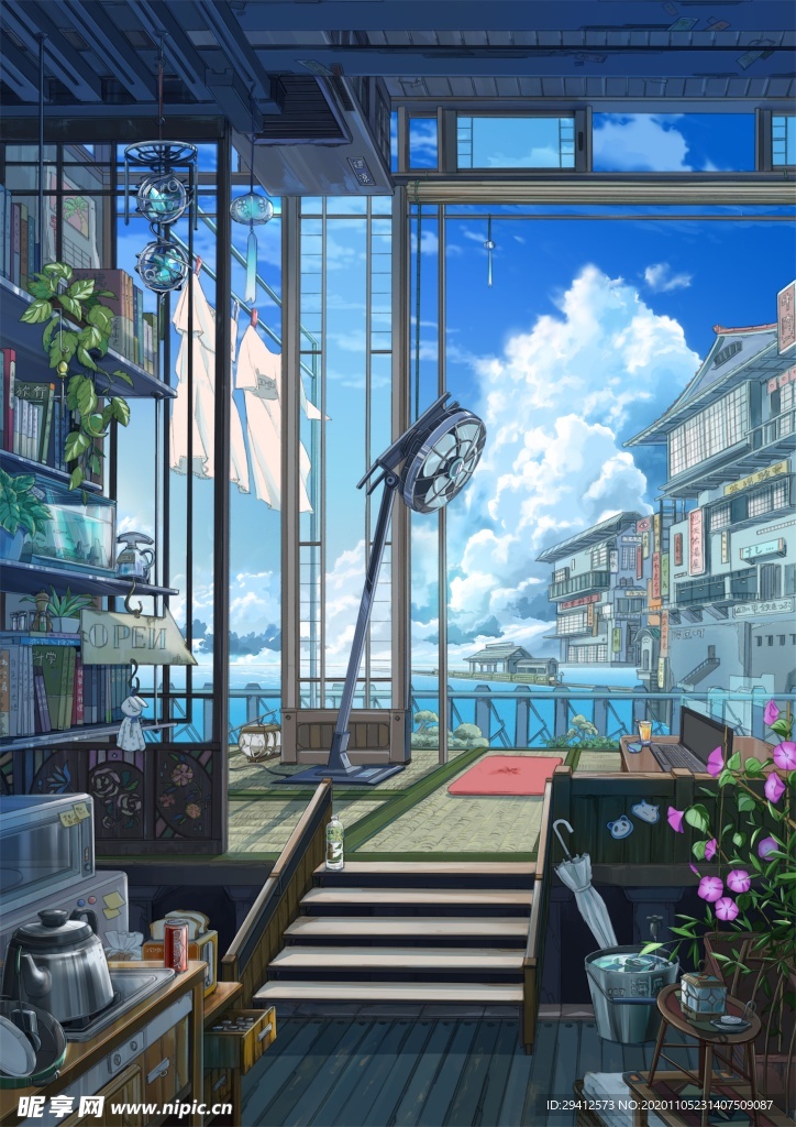 日系动漫背景