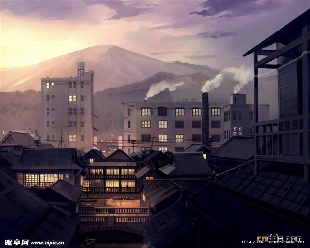 日系动漫背景