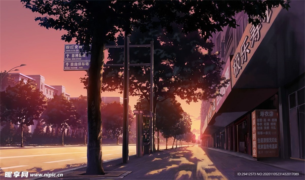 日系动漫背景