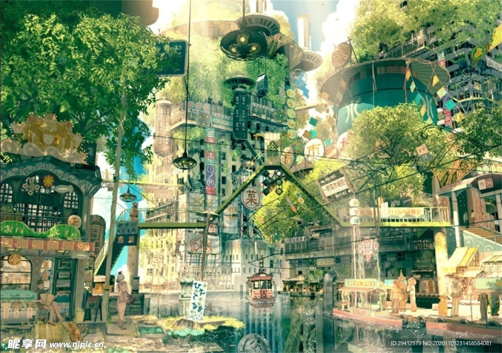 日系动漫背景