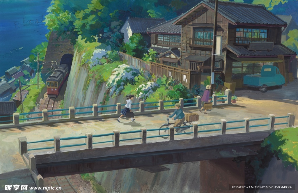 日系动漫背景