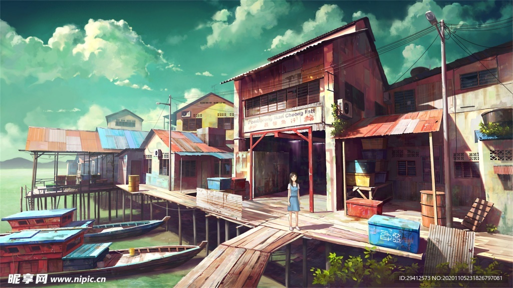 日系动漫背景