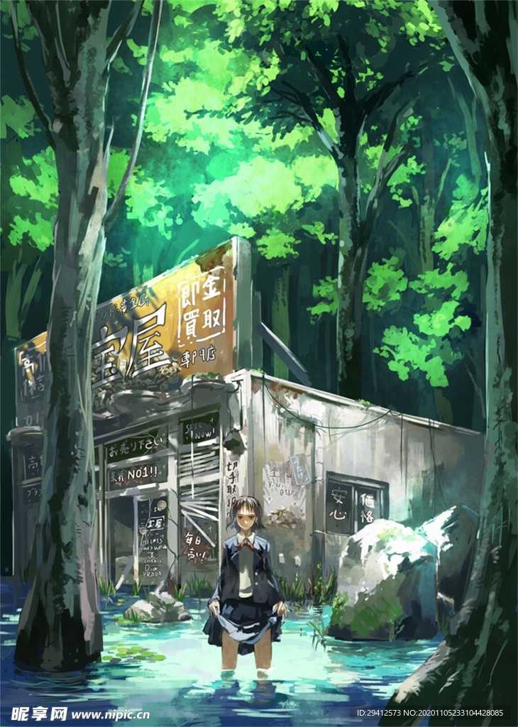 日系动漫背景