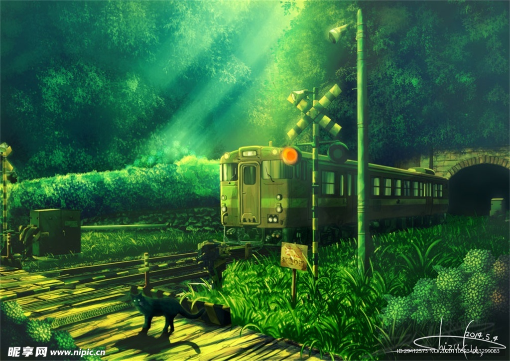 日系动漫背景
