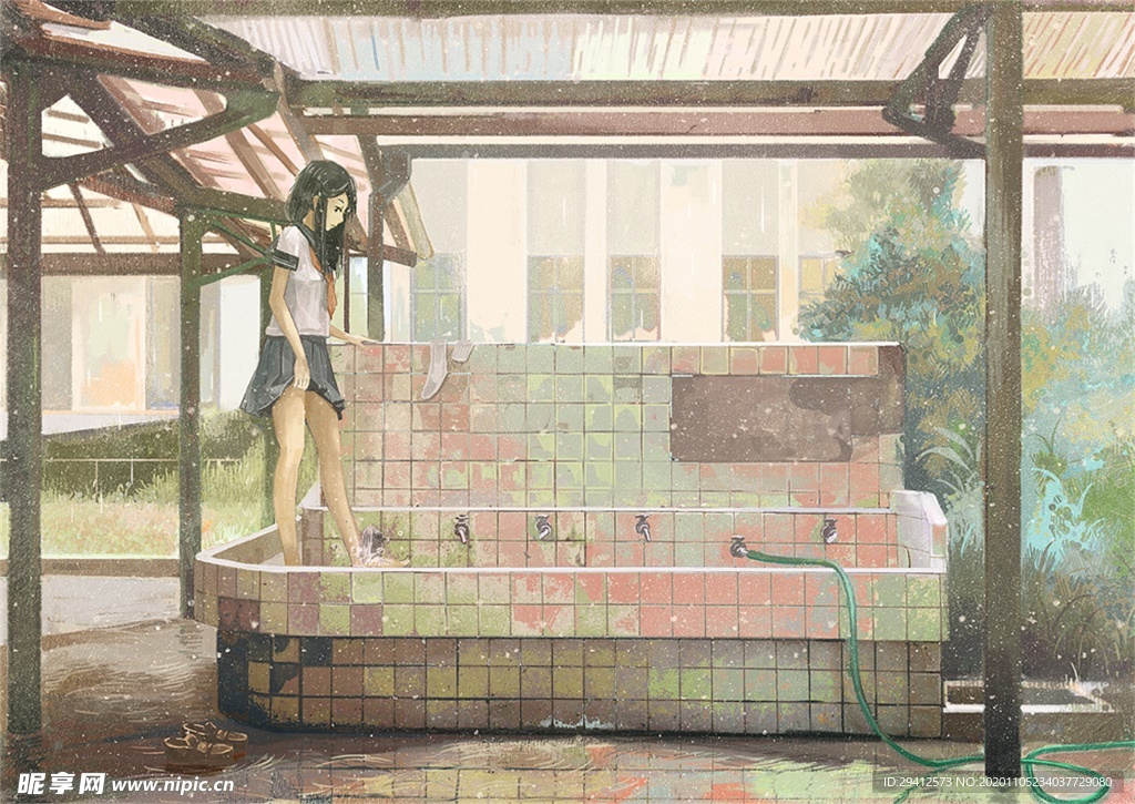 日系动漫背景